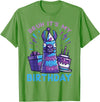 Birthday Party Shirts For Men Women Kids Bruh Its My Birthday Llama Pinata Bday Party Men Women Kids T-Shirt - Grass Green