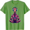 Funny Graphic Gamers tee Giraffe Funny Video Games Giraffe T-Shirt - Grass Green