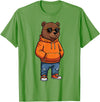 Bear Shirts For Men Women Kids Gifts Cool Bear Sunglasses Men Women Kids Boys Girls Youth Teen T-Shirt - Grass Green