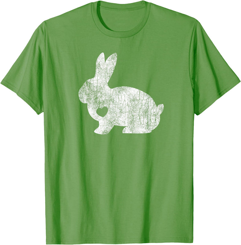 Love Bunny Rabbit Lover Animal Pet Owner Easter Gift T-Shirt in Grass Green