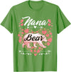 Nana Bear Shirt Designs and Gift Ideas for Grandma Nana Bear Shirt for Women - Cute Mother's Day and Birthday T-Shirt - Grass Green
