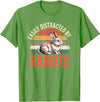 Cute Rabbit Lover Bunny Graphic T-Shirt in Grass Green