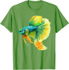 Bettas Betta Lovers Shop Bettas Betta Fish Betta T-Shirt - Grass Green