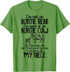 I'm Not An Auntie Bear I'm More Of An Auntie Cow T-Shirt - Grass Green