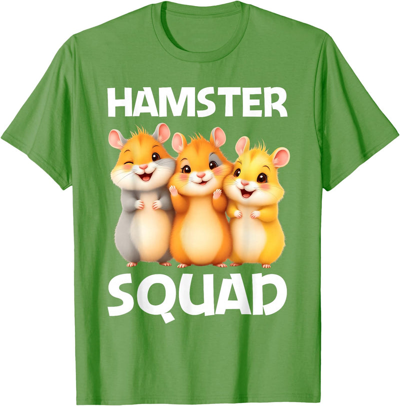 Cute Hamster Design for Men Women Kids Dwarf Hamster Lovers T-Shirt - Grass Green