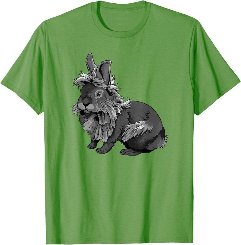 Lion Head Rabbit Breeder Rabbit Pet T-Shirt in Grass Green