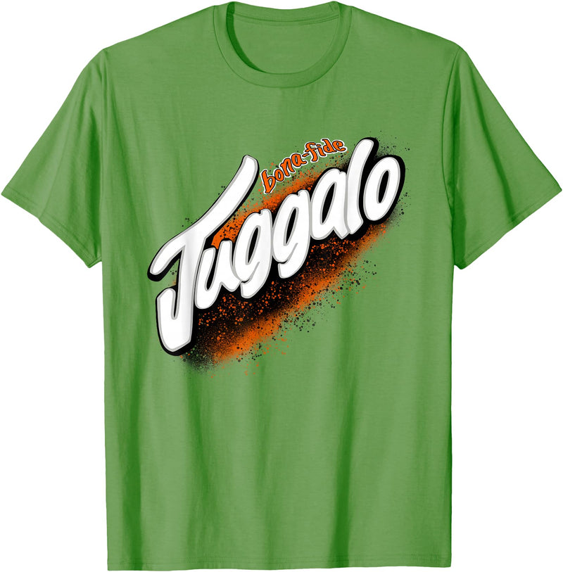 Juggalo Halloween Juggaooze Design Monster Splash Graffiti T-Shirt - Grass Green