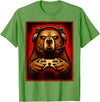 Funny Gaming Bear Gamer Graphic Gamer Bear Graphic Funny Gaming Animal Grizzly Bear Costume T-Shirt - Grass Green