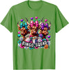 Highland Cow Bingo Player Gambler Lottery Player Highland Cow Bingo Squad Player Gambler Lottery Game Lovers T-Shirt - Grass