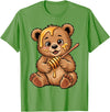 Funny bear design for kids men women Cute Bear Design for Bear Lover and Bear T-Shirt - Grass Green