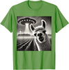 ÄLlamaAlpacaCo. Funny Llama Alpaca Selfie UFOs T-Shirt - Grass Green