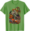 Halloween Gardening Lover Apparel & Gifts Outlet Freshly Planted Skeleton Gardener Halloween T-Shirt - Grass Green
