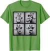 FunnyGiraffeCo. Funny Giraffe Sunglasses T-Shirt - Grass Green