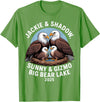 Nature Wildlife Art Prints Jackie & Shadow Sunny & Gizmo Big Bear Lake 2025 Eagle T-Shirt - Grass Green