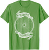 Torus Rabbits - Sacred Geometry T-Shirt in Grass Green