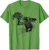 Ma2ca Skater Bear Tee Skating Skateboard TShirt - Grass Green
