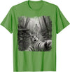 Halloween Ghost Cat Selfie Forest Lat Halloween Ghost Cat Forest Selfie Scared Men Women Kid T-Shirt - Grass Green