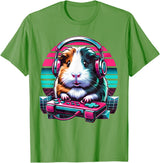 Guinea pig Rodent Game Lover Clothing Co. Guinea Pig Video Game Rodent Lover Animal Guinea Pigs Gamers T-Shirt - Grass Green