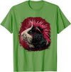 Guinea pig pet love Guinea Pig Punk T-Shirt - Grass Green