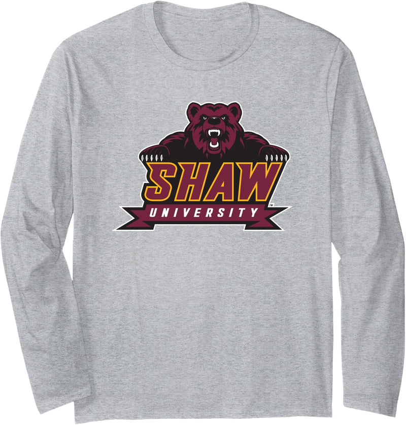 Elite Authentic Shaw Bears Icon Officially Licensed Long Sleeve T-Shirt - Heather Grey