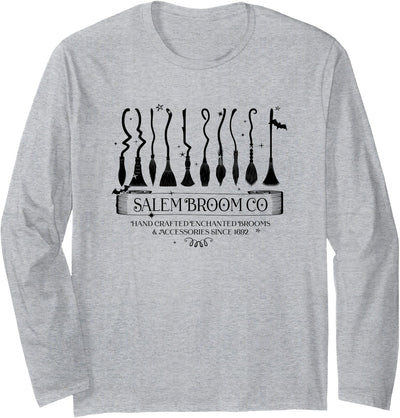 Salem Broom Company Basic Witch Halloween Witches Spell Long Sleeve T-Shirt