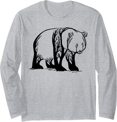 Panda Bear Gifts for Kids Boys Girls Long Sleeve T-Shirt