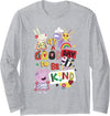 Peppa Pig It's A Good Day To Be Kind Colorful Group Shot Long Sleeve T-Shirt - As Pictured