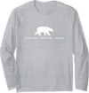 Churchill Polar Bear Shirts & Gifts Churchill Manitoba Canada Polar Bear Long Sleeve T-Shirt - Heather Grey