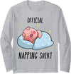 Check out my Pig Shirts Sleeping Pig Pajamas Sleepyhead Long Sleeve T-Shirt - Heather Grey
