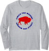 Lauren Elin Designs Buffalo Circle the Wagons Long Sleeve T-Shirt - As Pictured