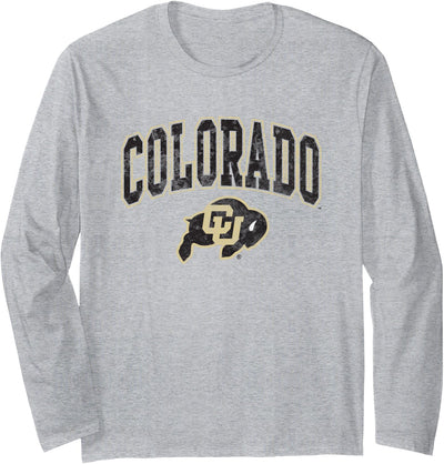 Cow Elite Authentics Colorado Buffaloes Arc Over Vintage T-Shirt