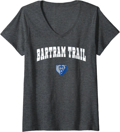 Womens Bartram Trail High School Bears V-Neck T-Shirt