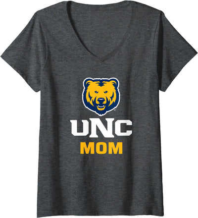 Womens University of Northern Colorado Bears Mom V-Neck T-Shirt