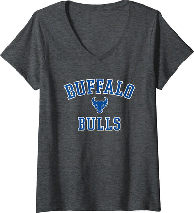 Cow Elite Authentics Womens Buffalo Bulls Varsity V-Neck T-Shirt