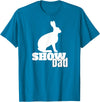 Show Dad Rabbit County Fair Livestock T-Shirt in Sapphire Blue