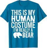 'I'm Really a Bear' Human Costume T-Shirt