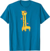 Engagement Gifts Engagement Giraffe Lover Couple T-Shirt - Sapphire Blue