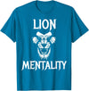 Lion Judah Shirts Animal Tees Lion Mentality Animal T-Shirt King Tees T-Shirt - Sapphire Blue