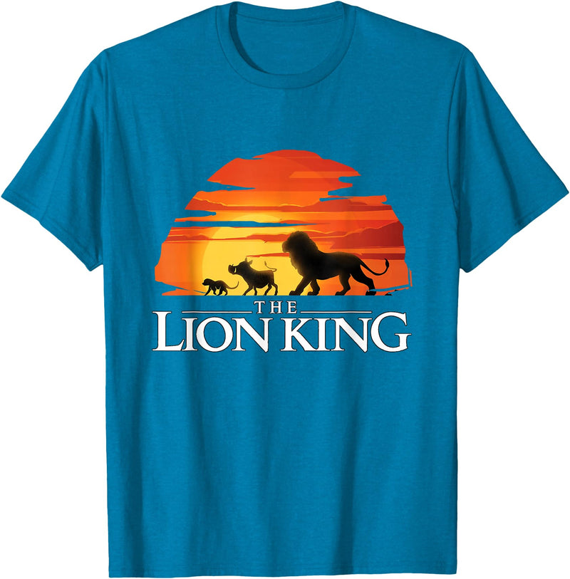 Disney Lion King Live action King Sunset T-Shirt - Sapphire Blue