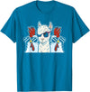 Llama Gifts & Accessories Chicken Llama Cool Alpaca - Lamaist Animal Llama T-Shirt - Sapphire Blue