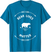Animal Lover Save The Bears Wild Animal Tees Animal Lover Bear Lives Matter Save The Bears T-Shirt T-Shirt - Sapphire Blue