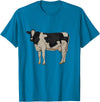 Cows and cattle Drawing of a Holstein cattle T-Shirt - Sapphire Blue