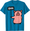 Pig Lover Shirts For Men Women Kids Pig Oink Sign Funny Hog Swine Farm Animal Men Women Kids T-Shirt - Sapphire Blue