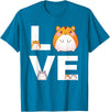 Hamster Love Cute Hamsters Shirt Animal Toys Pets Lovers T-Shirt - Sapphire Blue