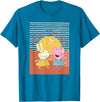 Peppa Pig Better Together Rebecca Rabbit Retro Portrait T-Shirt - Sapphire Blue