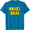 Classic 70's Retro Vintage Hippie Honey Designer Classic 70s Retro Vintage Hippie Honey Bear T-Shirt T-Shirt - Sapphire Blue