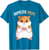 Women's Hamster Mom Hammy Girls T-Shirt - Sapphire Blue
