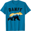 Banff National Park Alberta Bears Banff Canadian National Park Retro Souvenir Banff Bears T-Shirt - Sapphire Blue