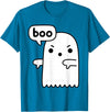 Ghost of disapproval Shirts Gifts Funny Thumbs Down Ghost Screaming Boo Disapproval T-Shirt - Sapphire Blue