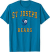Official High School Fan Gear St. Joseph High School Bears T-Shirt - Sapphire Blue